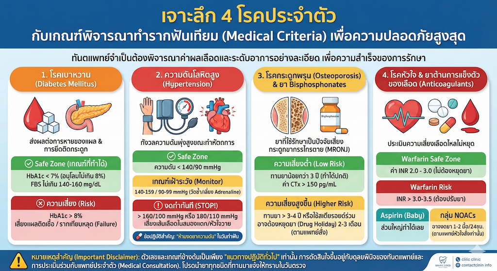 โรคประจำตัว ผ่าตัด